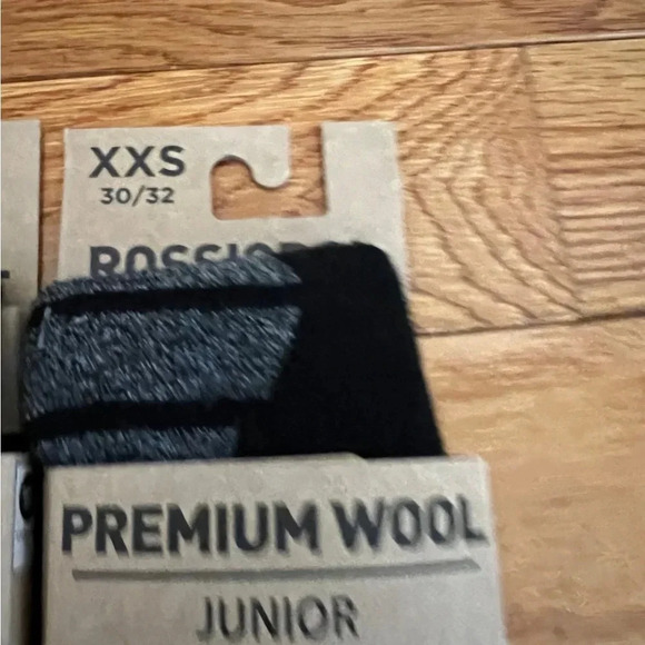 New bundle 2 pairs Rossignol WOMEN'S PREMIUM WOOL SKI SOCKS jr sz XXS size 2-3.5 - Picture 8 of 8